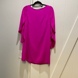 Milly Silk Magenta Dress- Size 8